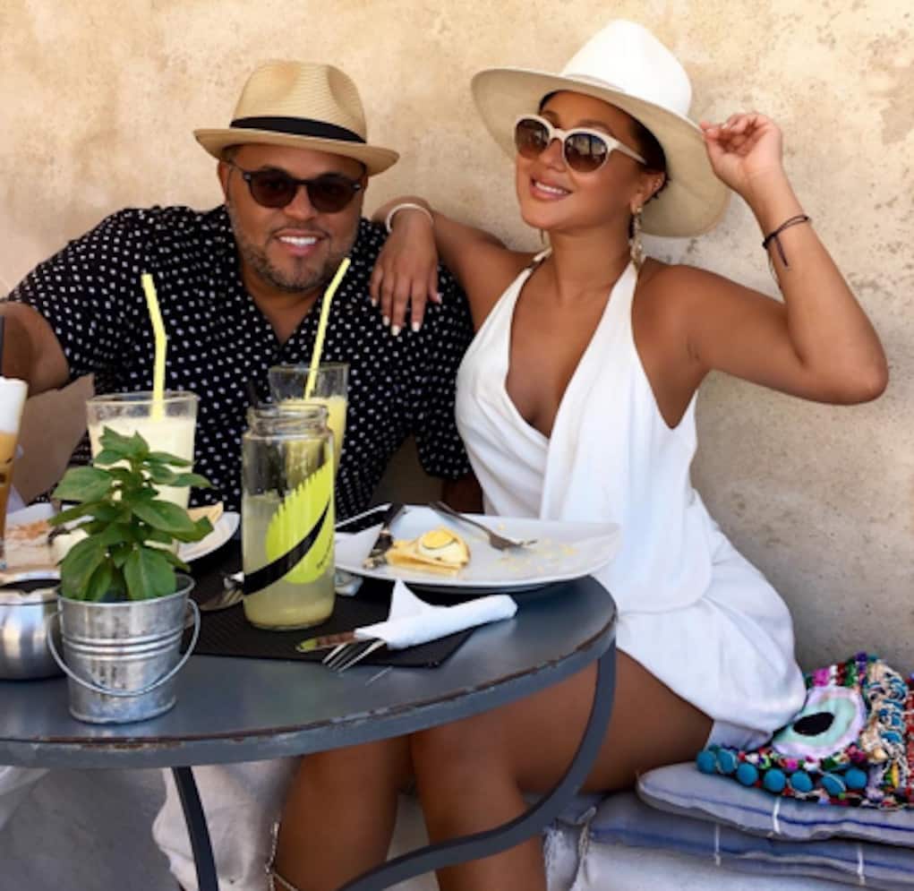 adrienne bailon israel houghton engaged