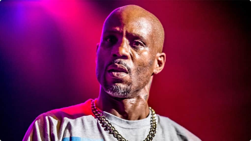 dmx falls off stage