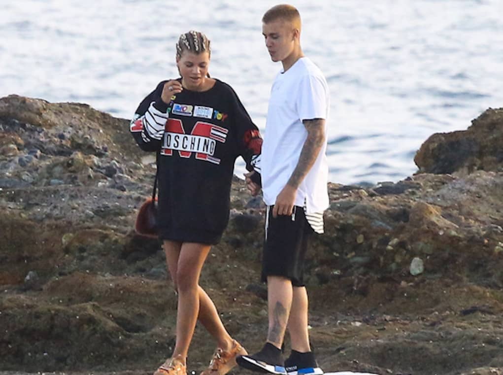 justin bieber sofia richie