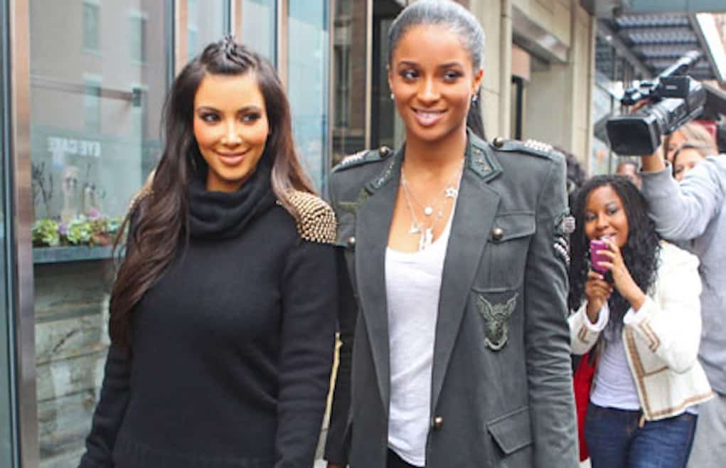 kim kardashian ciara not friends