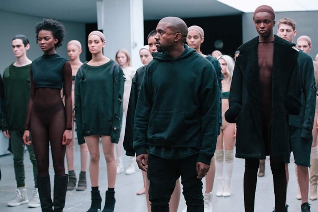 kanye west yeezy season 4 multiracial women