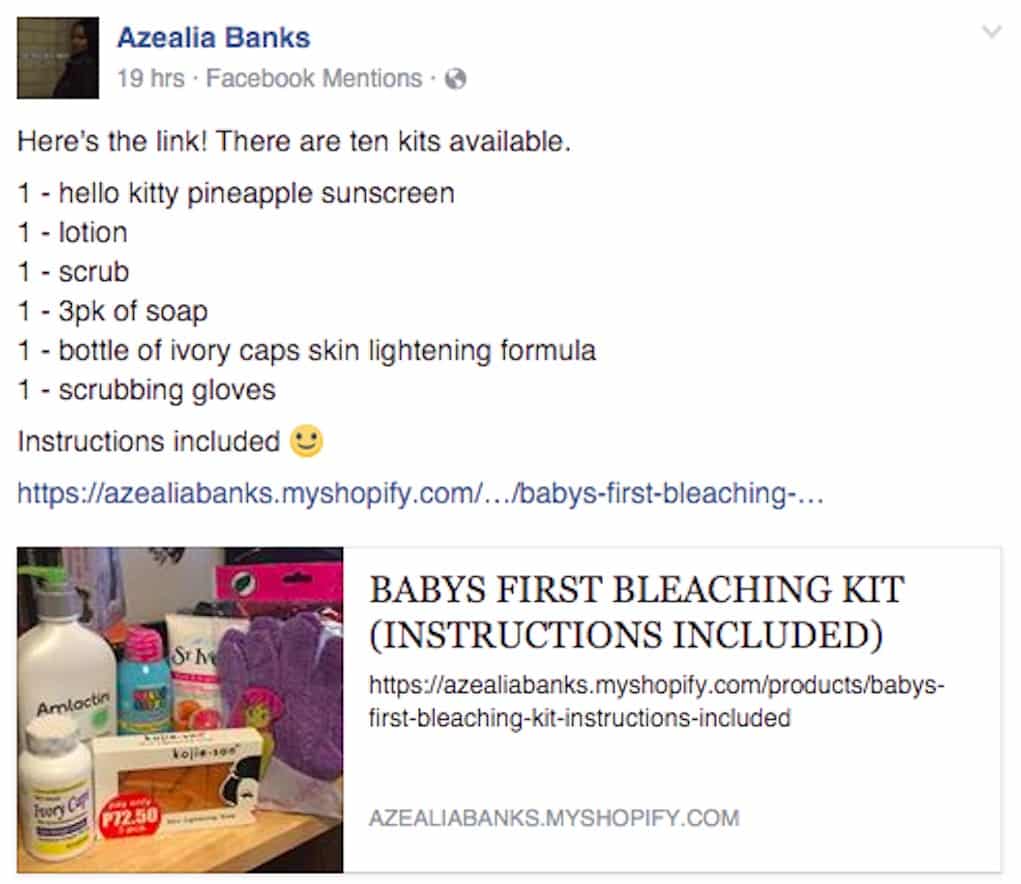 azealia-banks-baby-first-bleaching-kit