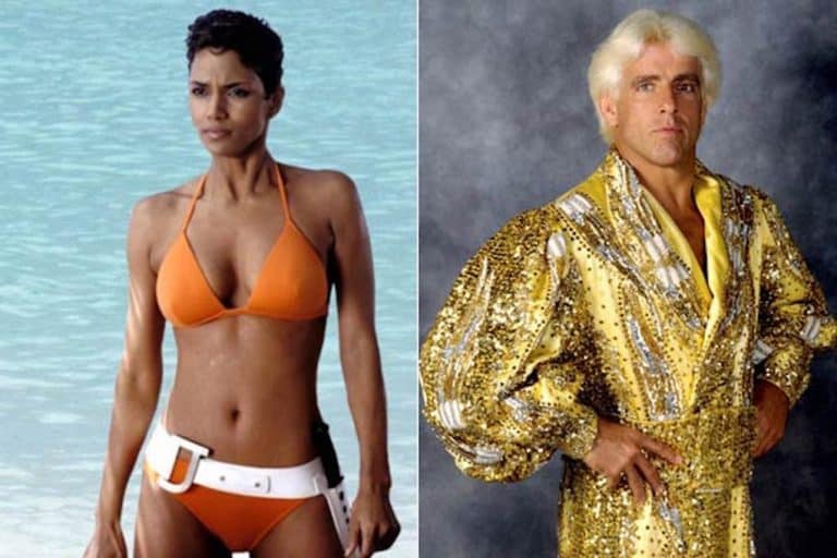 Halle Berry Denies Letting Ric Flair Hit!