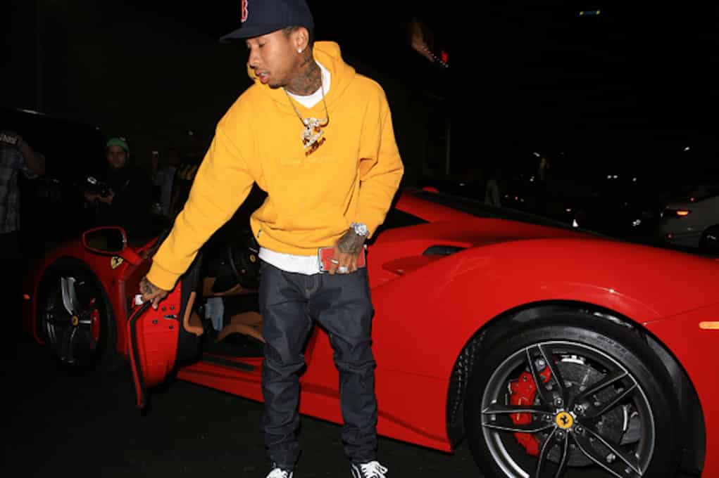 tyga sued repod ferrari