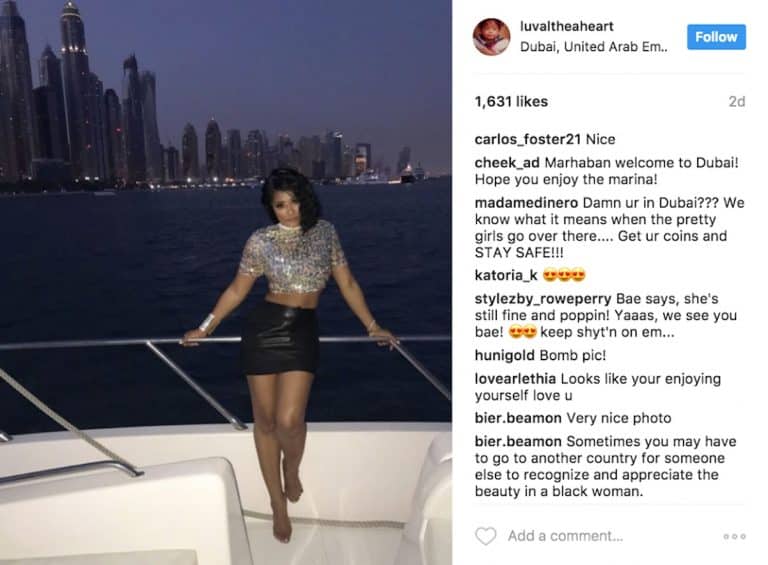 Althea Slangin’ Kitty Kat In Dubai?!