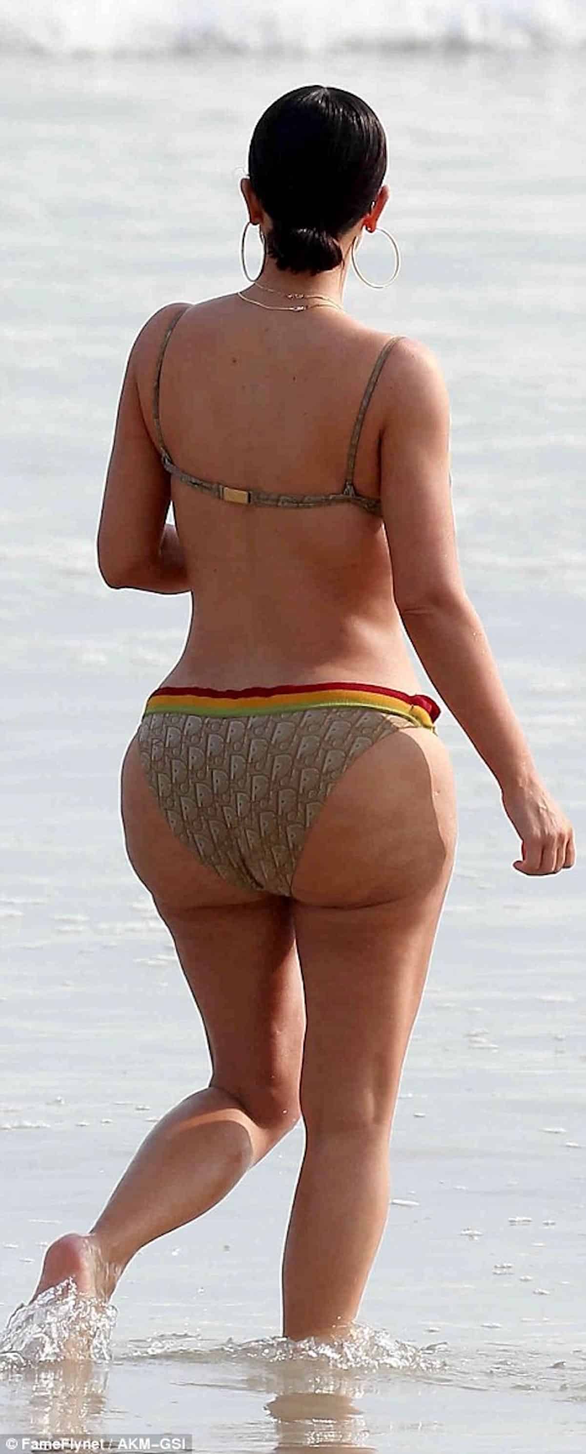 kim kardashian lumpy butt