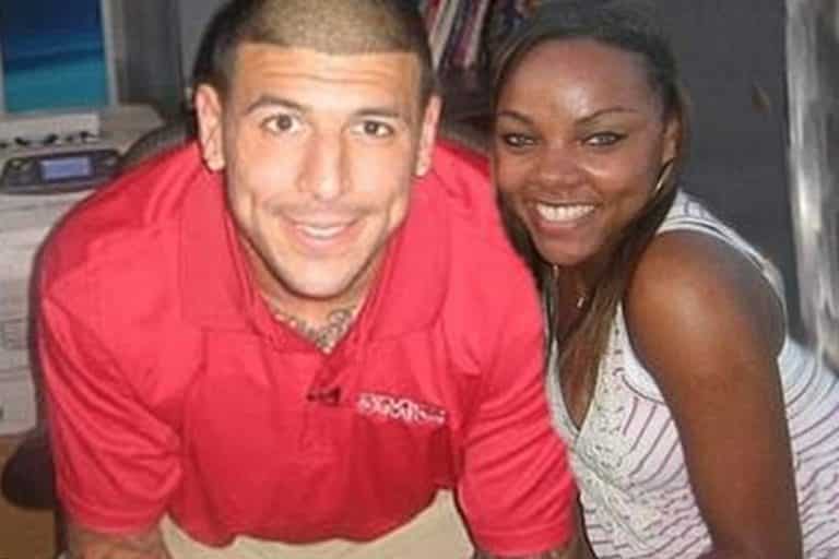 Aaron Hernandez’s Fiancée Denies Gay Rumors