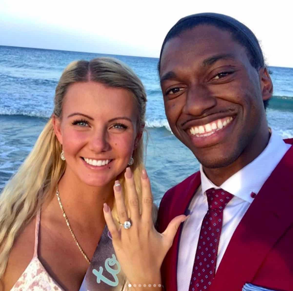 robert griffin engaged pregnant girlfriend