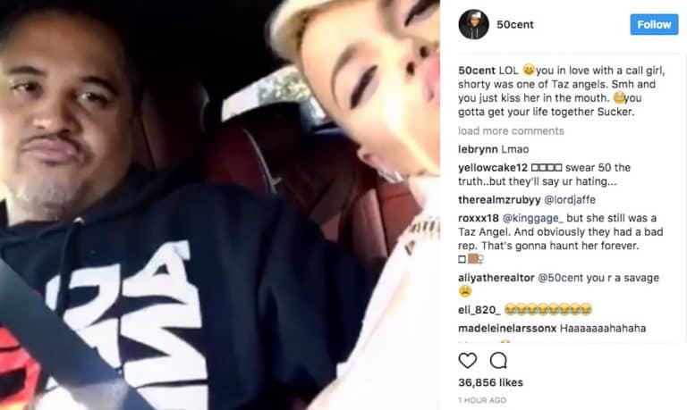 50 Cent Shades Irv Gotti for Dating Taz’s Angel ‘Call Girl’