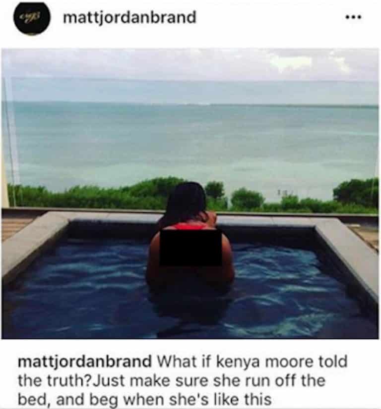Matt Jordan Shares Pic of Kenya Face Down A** Up!