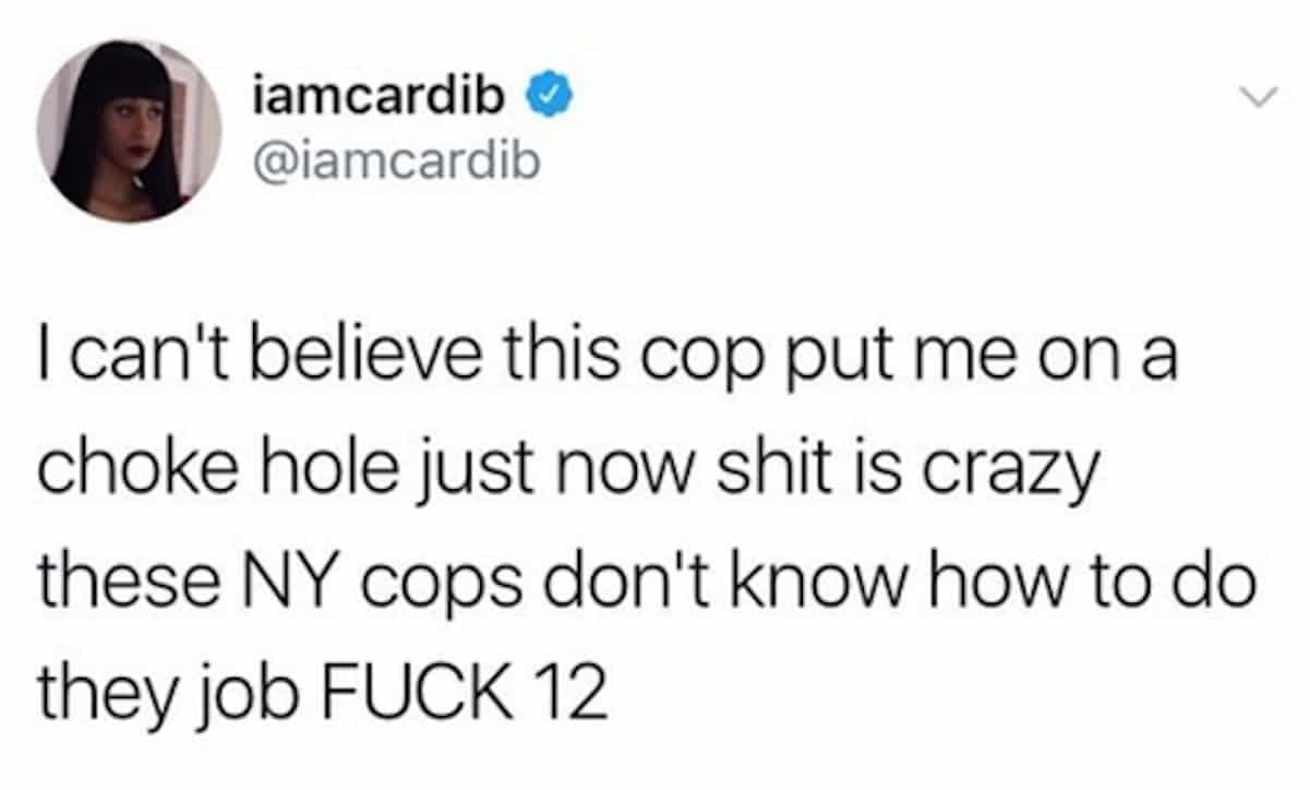 cardi b nypd cops assault