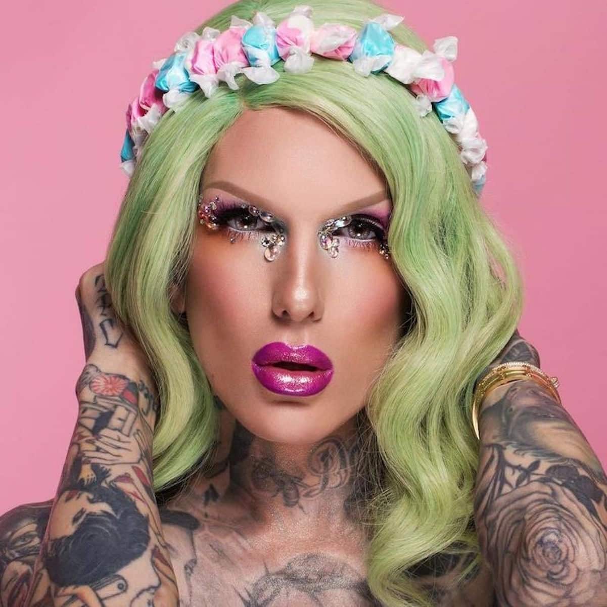 Racist Makeup Artist Jeffree Star Attends Rihanna's Makeup Launch