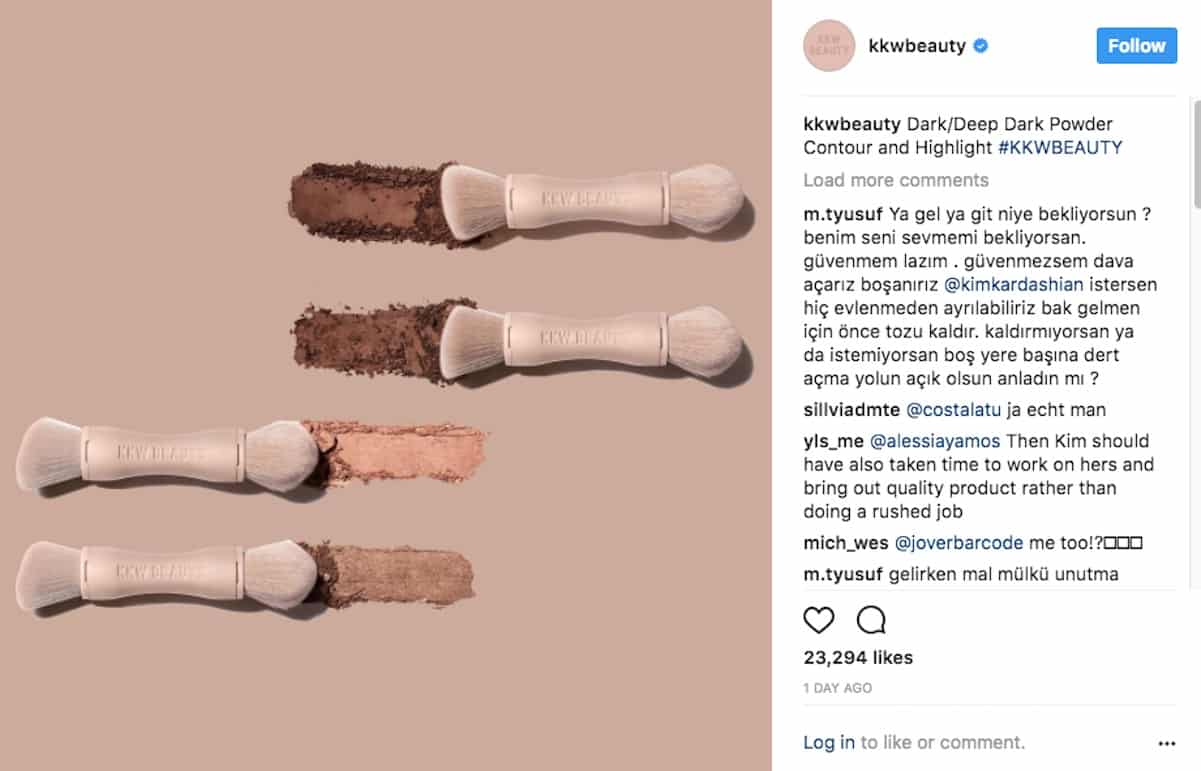 kim kardashian kkw beauty fenty beauty shade