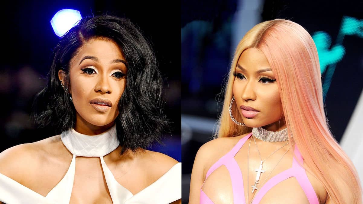 nicki minaj cardi b beef