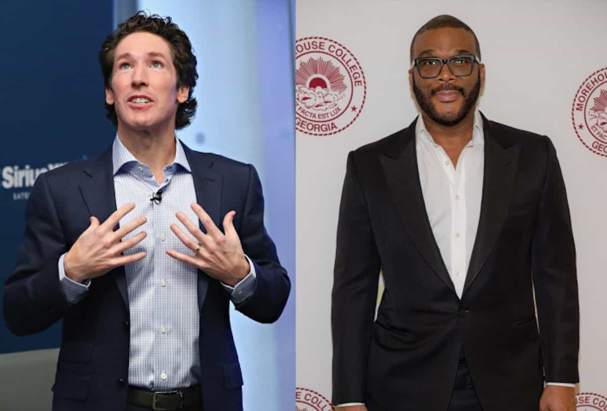 tyler perry defends joel osteen