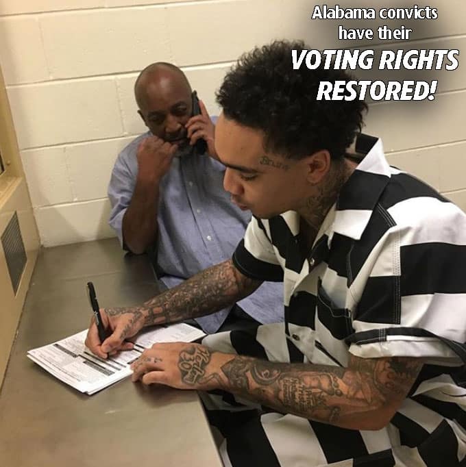 Alabama Convicts Can Vote