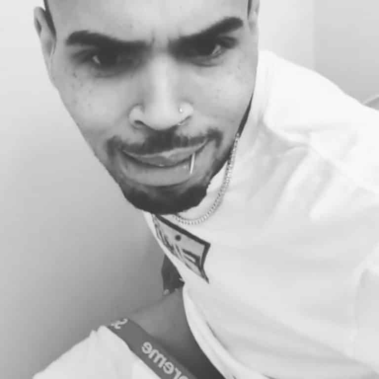 YUCK! Chris Brown Spits a Sh*tty Freestyle on the Toilet