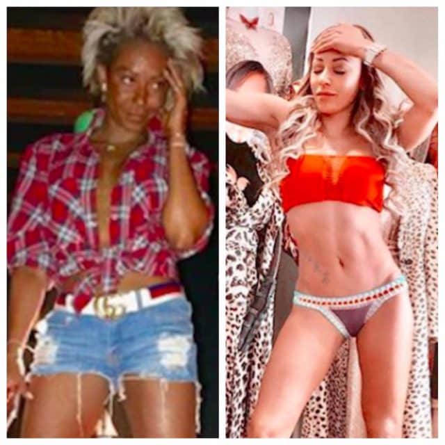 is mel b bleaching is mel b bleaching