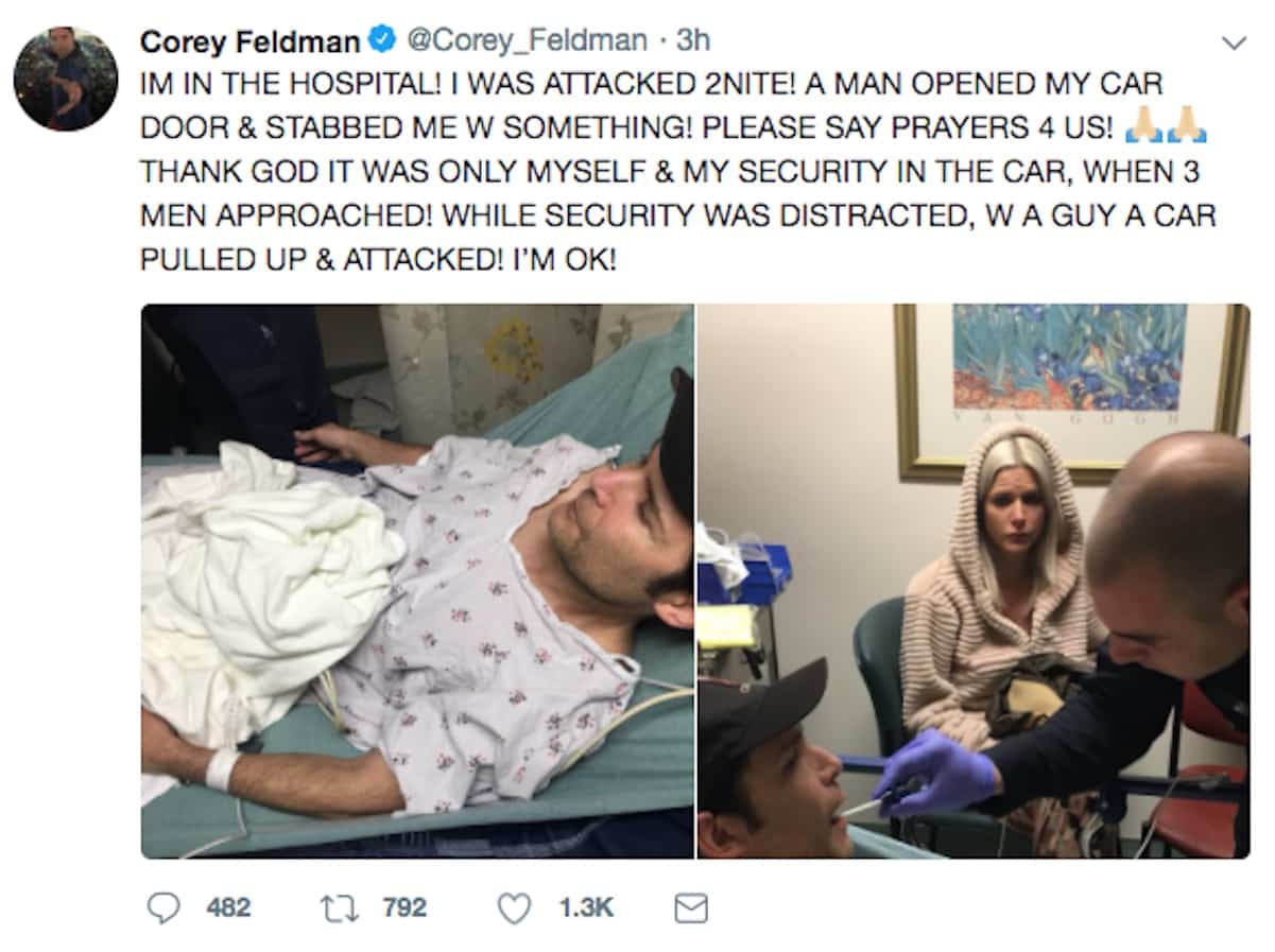 corey feldman stabbed
