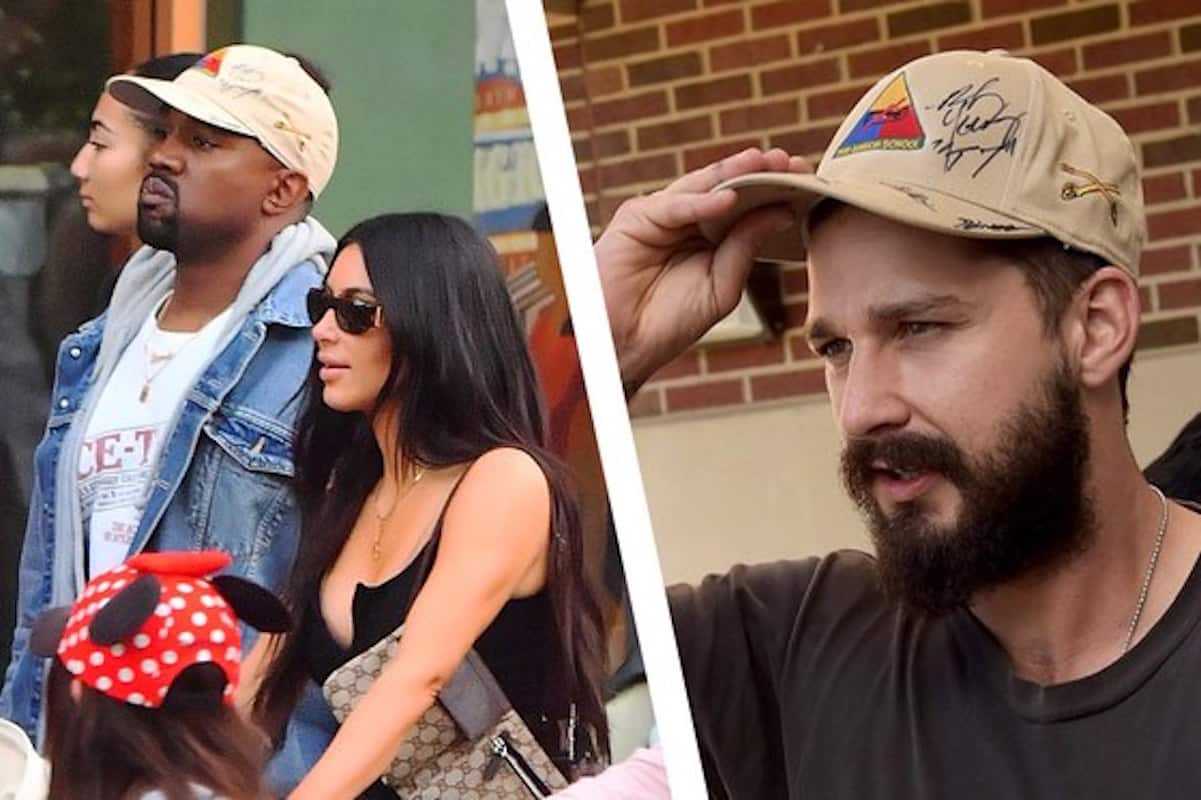 kanye west shia labeouf clothes