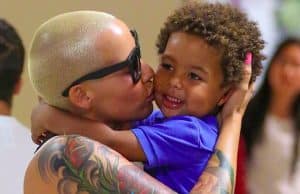 amber rose son naked