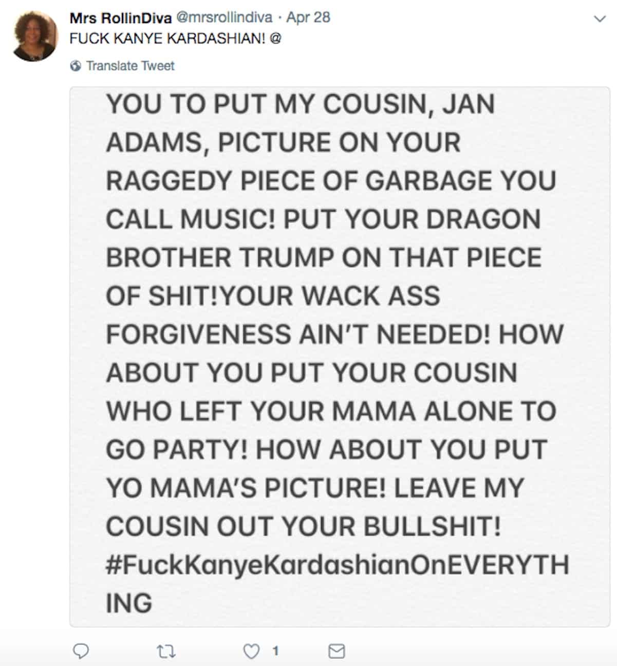 kanye jan adams family 4