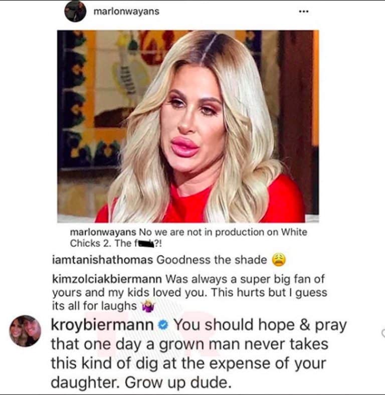 Marlon Wayans Shades Kim Zolciak, Kroy Swoops in With His Cape!