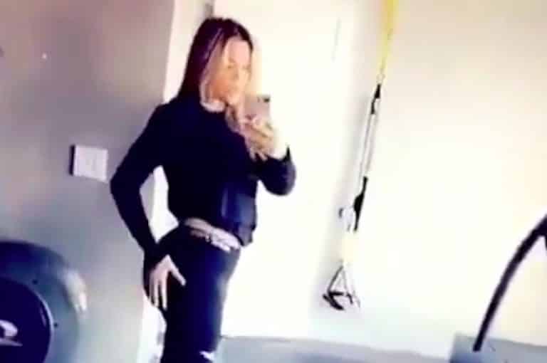 Khloe Shows Her Dump Truck Booty & Talks Post-Pregnancy Body Goals