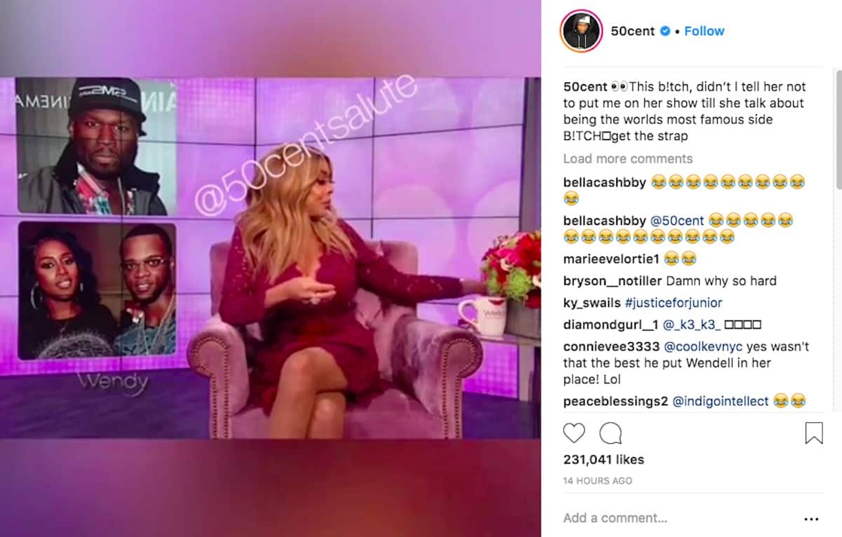 50 cent wendy williams cheating