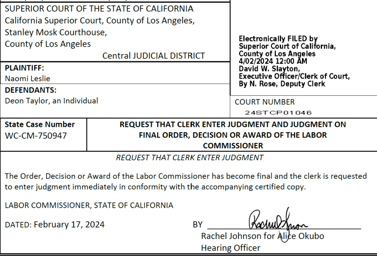 New Judgement Against Deon & Roxanne Taylor Reveals a Pattern of Exploitation and Deceit