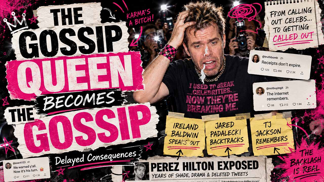 THE GOSSIP QUEEN BECOMES THE GOSSIP: Perez Hilton’s Crash-Out!!!
